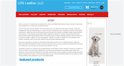 Desktop Screenshot of ldsleather.com